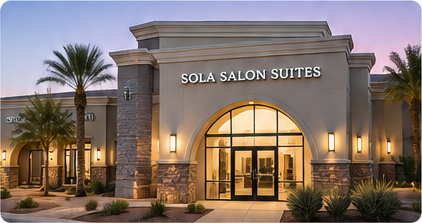 Sola Salon Suites exterior entrance